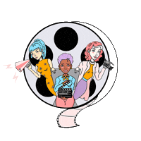 Film Festival Sticker by Female Voices Rock