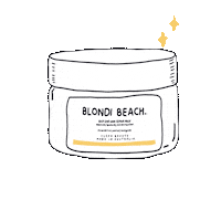 BlondiBeachHair blondi beach hair cute hair beachhair Sticker