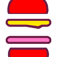 Hungry London Sticker by Essential Vegan