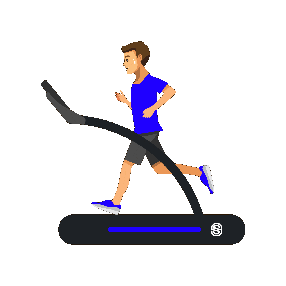 gym running Sticker by Saints & Stars