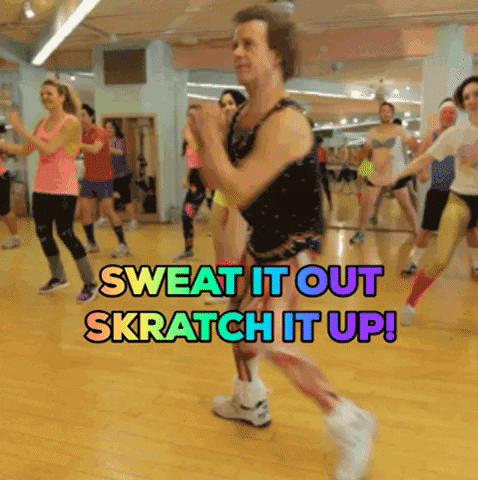 Richard Simmons Sweat GIF by Skratch Labs