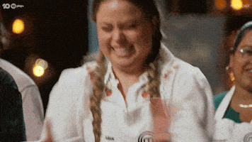 Excited Jump GIF by MasterChefAU