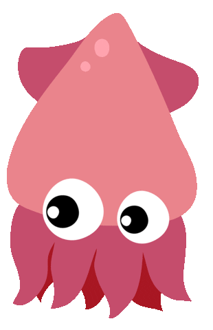 Octopus Squid Sticker