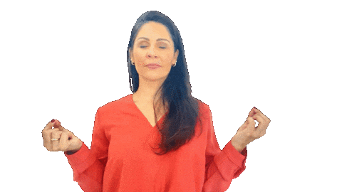 manudaer giphyupload namaste keep calm calma Sticker