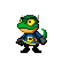 nightshidecarlos retro video indie frog Sticker