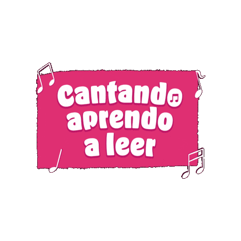 Logo Leer Sticker by Cantando Aprendo a Hablar