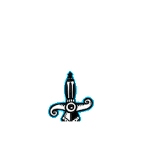 Oldschool Dagger Sticker by jão peitas