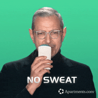 apartmentscom sweating you got it sniff no problem GIF