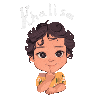 Daughter Toddler Sticker by Rafhi Dominic