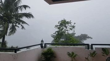 Typhoon Ursala Causes Damage Across Boracay in the Philippines