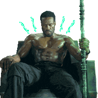 Angry Power Sticker by Aquaman Movie