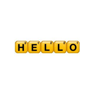 Stickers Hello Sticker by Words With Friends