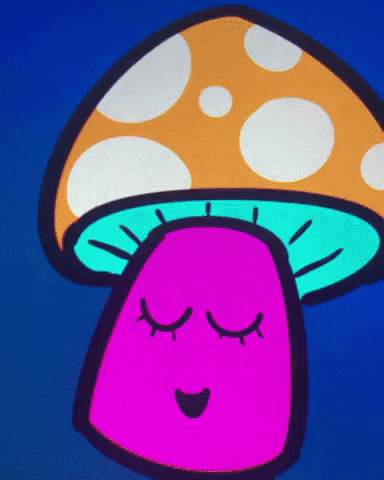 MycoValley giphyupload trippy mushroom mycovalley GIF