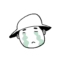mrishiifood sad hungry cry sedih Sticker
