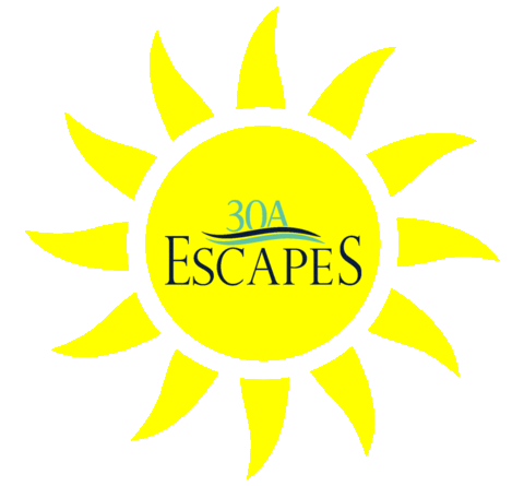 30aescapes giphyupload sun sunshine 30a Sticker