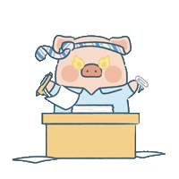 Piggy Sticker