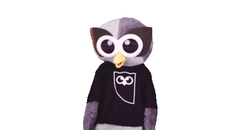 Mascot Whatever Sticker by Hootsuite