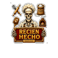 Skull Preparar Sticker