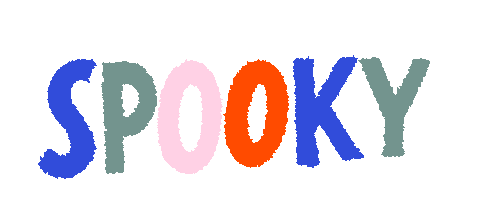 Halloween Lettering Sticker by SUPER NICE LETTERS