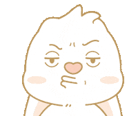 Bunny 哼 Sticker by EVANS艾特兔