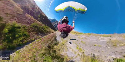 Bored? Live Vicariously Through This Daredevil Speed Flyer