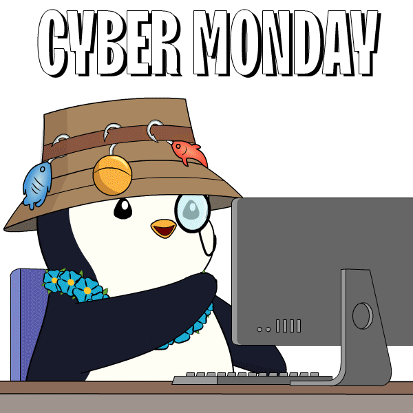 Black Friday Shopping Sticker by Pudgy Penguins