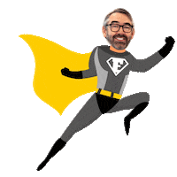 Hero Vinyl Sticker by POLI-TAPE