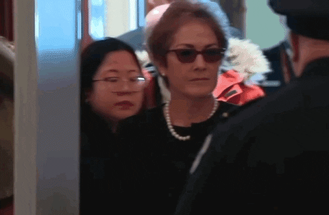 giphyupload giphynewsuspolitics impeachment giphynewsimpeachment marie yovanovitch GIF