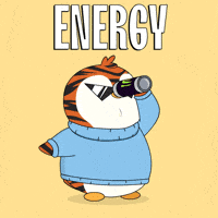 Tired Energy Drink GIF by Pudgy Penguins