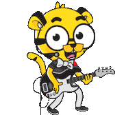 lostremendostrex musica bajo instrumento zurdo Sticker
