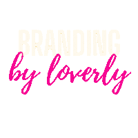 Branding Sticker by The Loverly Co