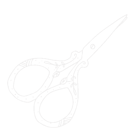 threadedbytatum giphyupload sewing scissors stitch Sticker