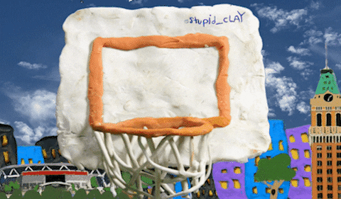 stupid_clay giphyupload animation basketball nba GIF