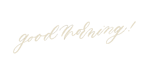 Good Morning Sticker