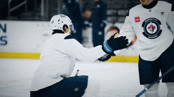 Adam Lowry Hello GIF by Winnipeg Jets