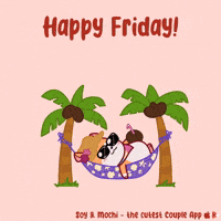 Hanging Out Its Friday GIF by SoyandMochi
