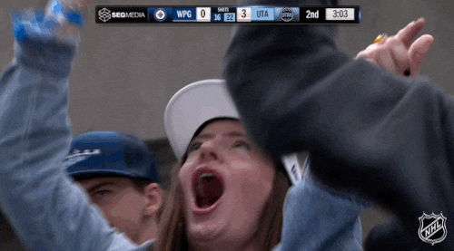 Happy Lets Go GIF by NHL