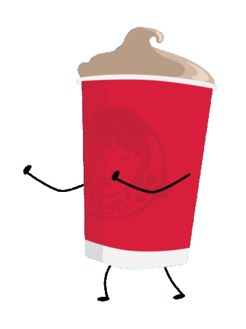 happy ice cream Sticker by Wendy's