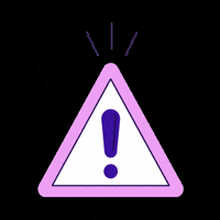 Warning Sign GIF by World Cancer Research Fund