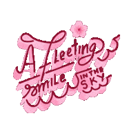 Pink Smile Sticker by Keva Epale