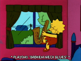 Sitting Season 3 GIF by The Simpsons