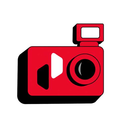 Camera Sticker by Zegnio