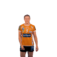 OdenseHaandbold orange handball handbold odense Sticker