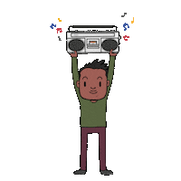 rajuherlo radio musica cancion rajuherlo Sticker
