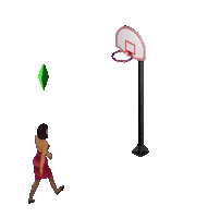 thesimaesthetic videogame baloncesto ea sims Sticker