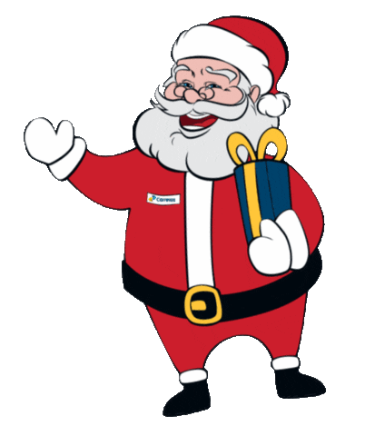 Santa Claus Natal Sticker by Correios