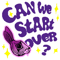 Septerhed love heart sad rabbit Sticker