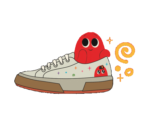 SupergaSingapore giphyupload blink shoe sneaker Sticker
