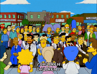 homer simpson singing GIF