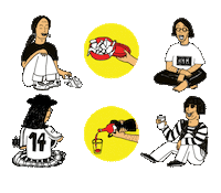 drunk alcohol Sticker by Kanosena Hartadi